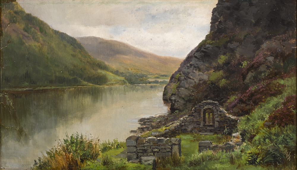 GLENDALOUGH, COUNTY WICKLOW by Alexander Williams sold for 950 at Whyte's Auctions