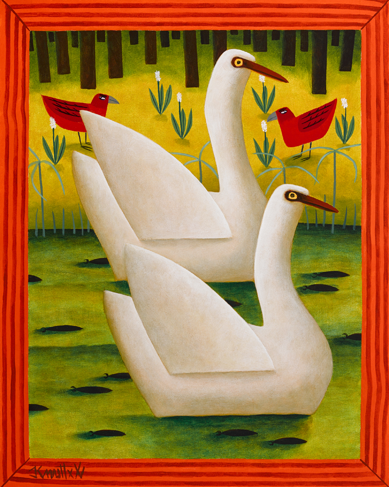 SWANS by Graham Knuttel (b.1954) at Whyte's Auctions