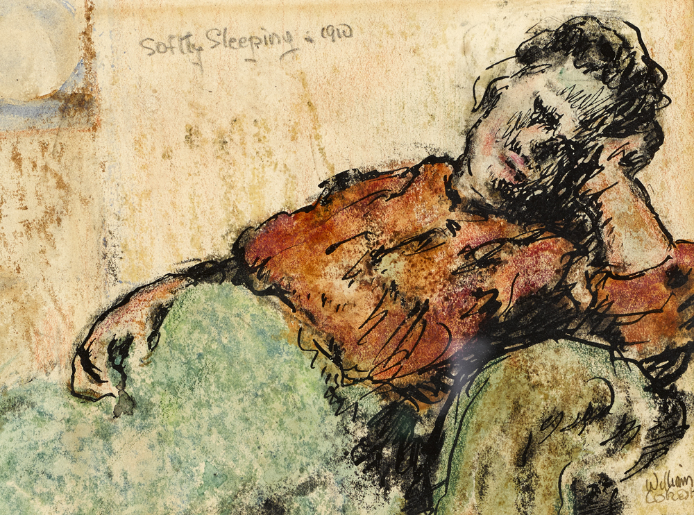 SOFTLY SLEEPING, 1910 by William Conor OBE RHA RUA ROI (1881-1968) at Whyte's Auctions