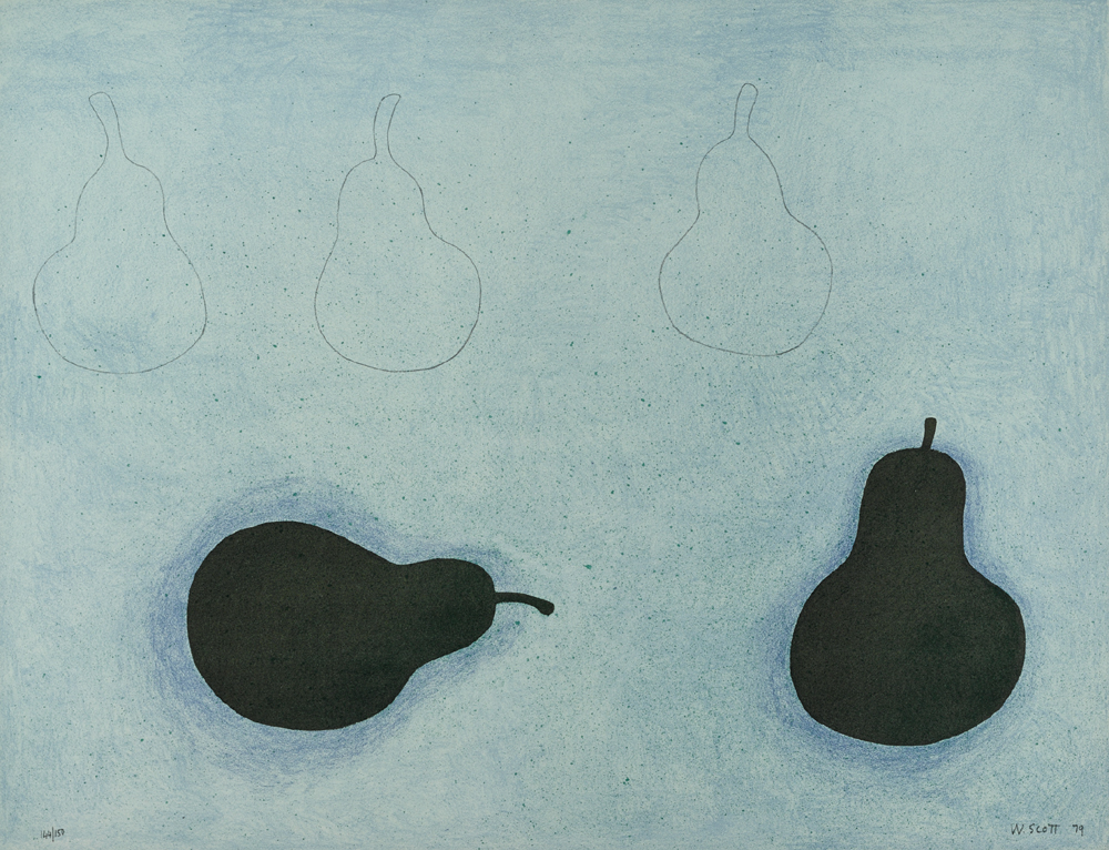 PEARS, 1979 by William Scott sold for �4,200 at Whyte's Auctions
