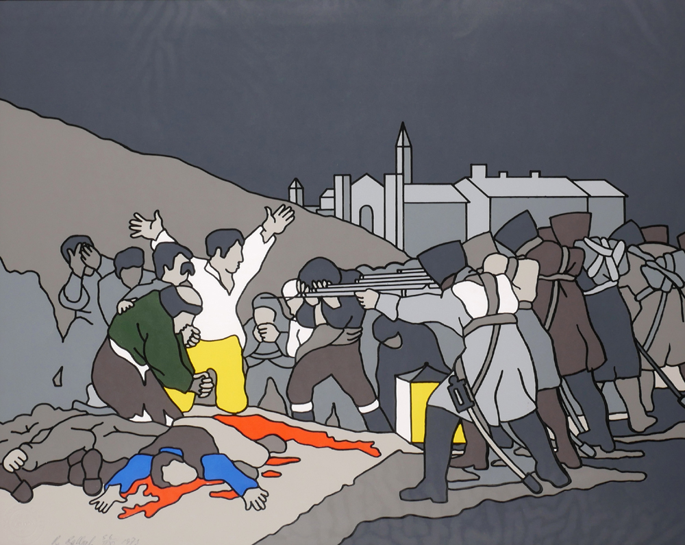 THE THIRD OF MAY, AFTER GOYA, 1973 by Robert Ballagh (b.1943) (b.1943) at Whyte's Auctions