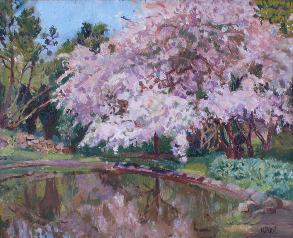 EASTER BLOOMS IN HAMPSHIRE by John Anthony Park ROI RBA (1880-1962) at Whyte's Auctions