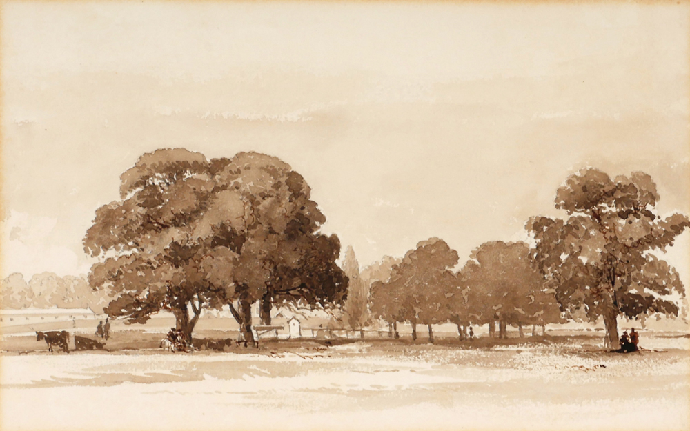 PHOENIX PARK, c. 1863 (A PAIR) by Philip Bedingfield (British, 1828-1898) at Whyte's Auctions