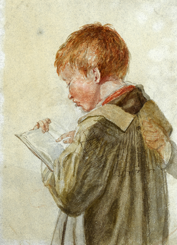 BOY READING A BOOK at Whyte's Auctions