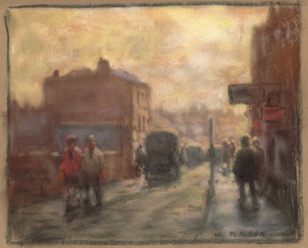 STREET SCENE by William Mason (1906-2002) at Whyte's Auctions