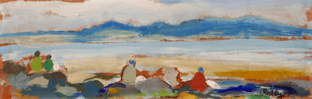 SKETCH BY THE SEA by Markey Robinson (1918-1999) at Whyte's Auctions