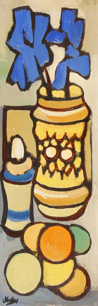 JUG WITH FLOWERS by Markey Robinson (1918-1999) at Whyte's Auctions