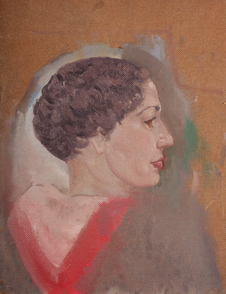 PORTRAIT OF A WOMAN by Patrick Leonard HRHA (1918-2005) at Whyte's Auctions