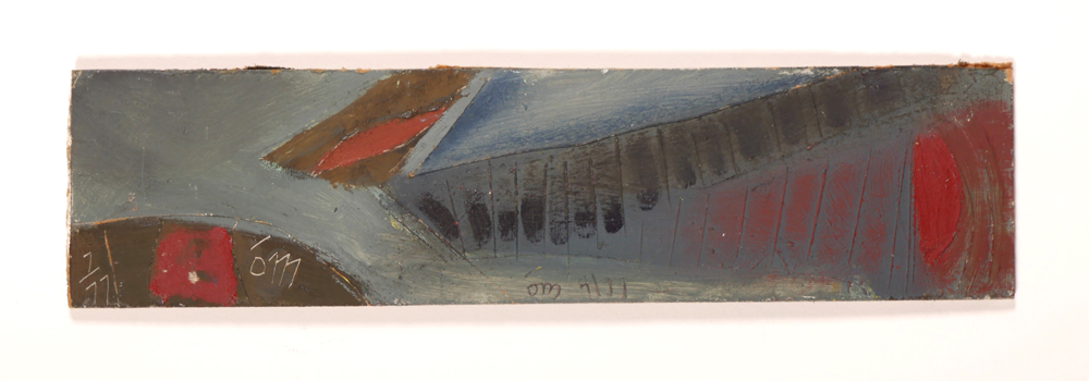 UNTITLED [BROWN, BLUE AND RED], 1977 by Tony O'Malley HRHA (1913-2003) at Whyte's Auctions