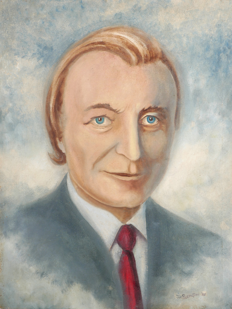 1988 Charles J Haughey, portrait by Joe Pilkington. at Whyte's Auctions