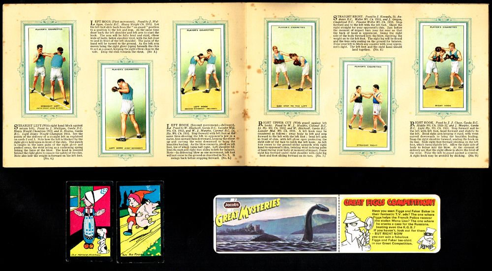 Cigarette cards, Irish 'Boxing' album and Irish oddments. at Whyte's Auctions