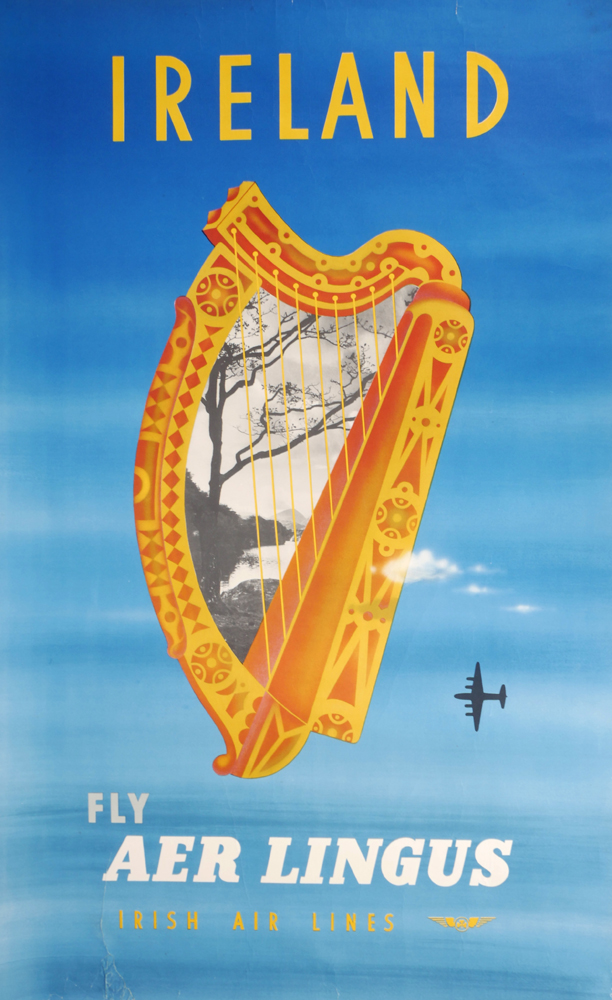 1960S Aer Lingus poster by Guus Melai. at Whyte's Auctions