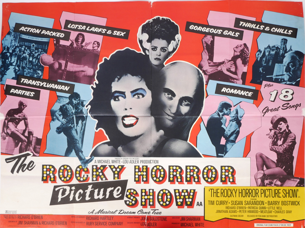 Rocky Horror Picture Show, British Quad Poster. at Whyte's Auctions
