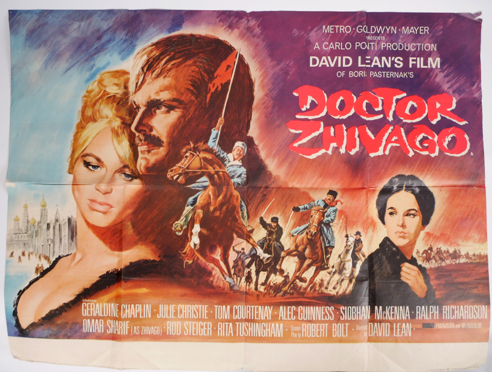 Doctor Zhivago. British Quad poster. at Whyte's Auctions