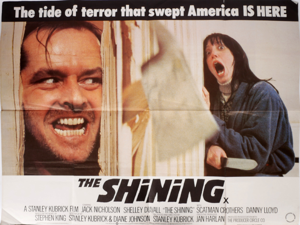 The Shining. British Quad poster. at Whyte's Auctions