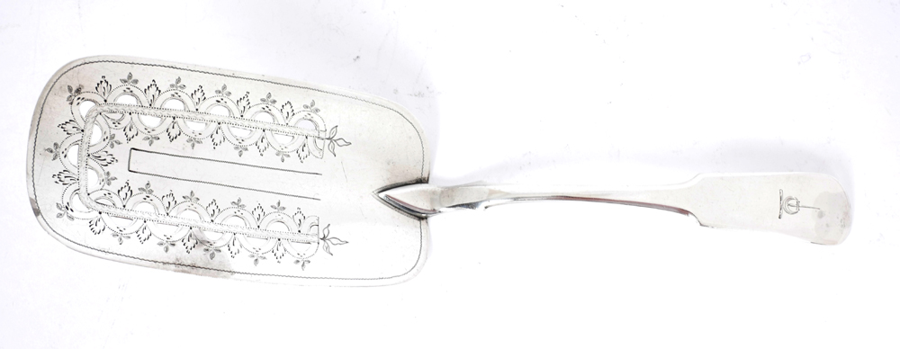 Irish silver fish slice. at Whyte's Auctions