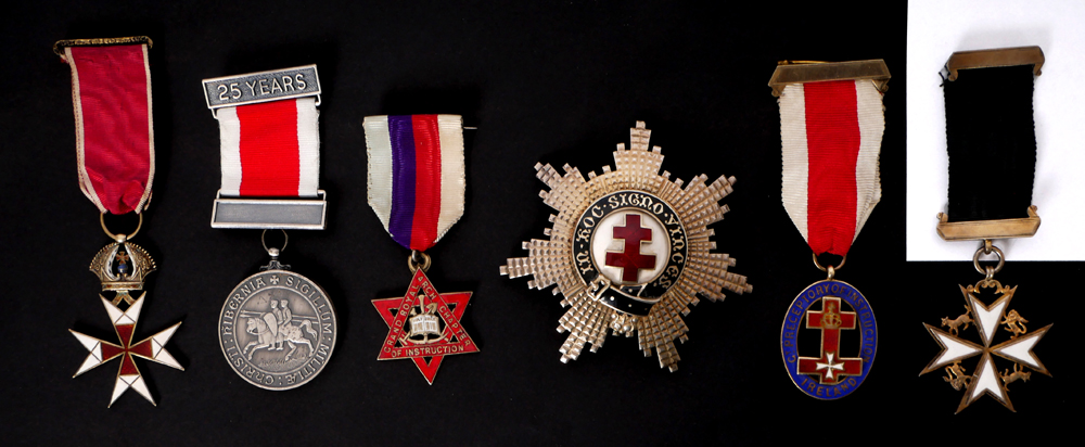 Knight Templar's breast star. at Whyte's Auctions