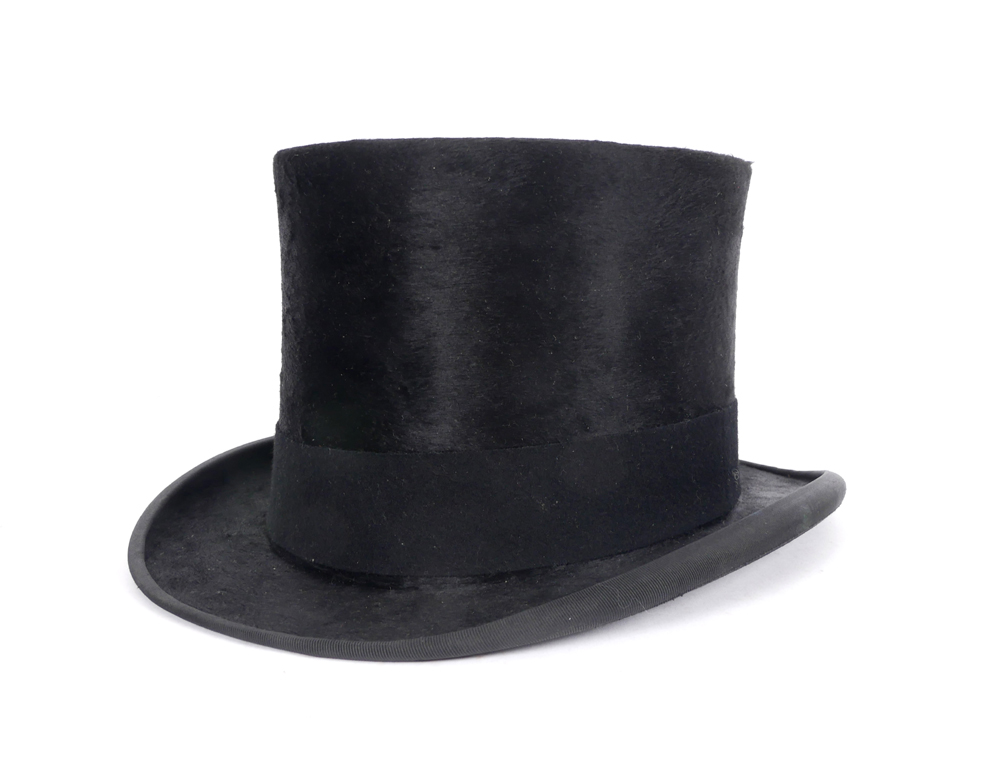 Mid-20th century silk top hat. at Whyte's Auctions