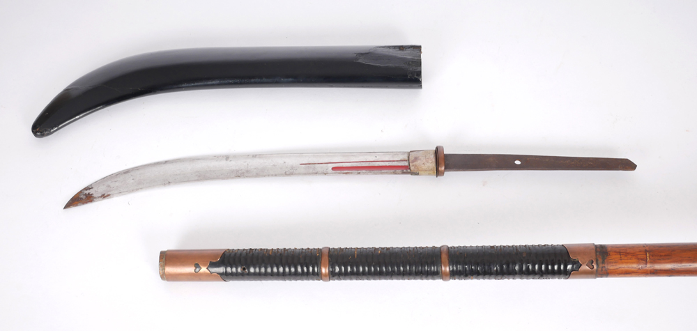 17th century Japanese naginata or polearm. at Whyte's Auctions