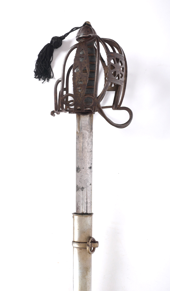 Victorian Royal Scots Fusiliers officer's sword. at Whyte's Auctions