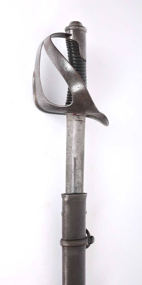 Late 19th century Italian heavy cavalry trooper's sword. at Whyte's Auctions