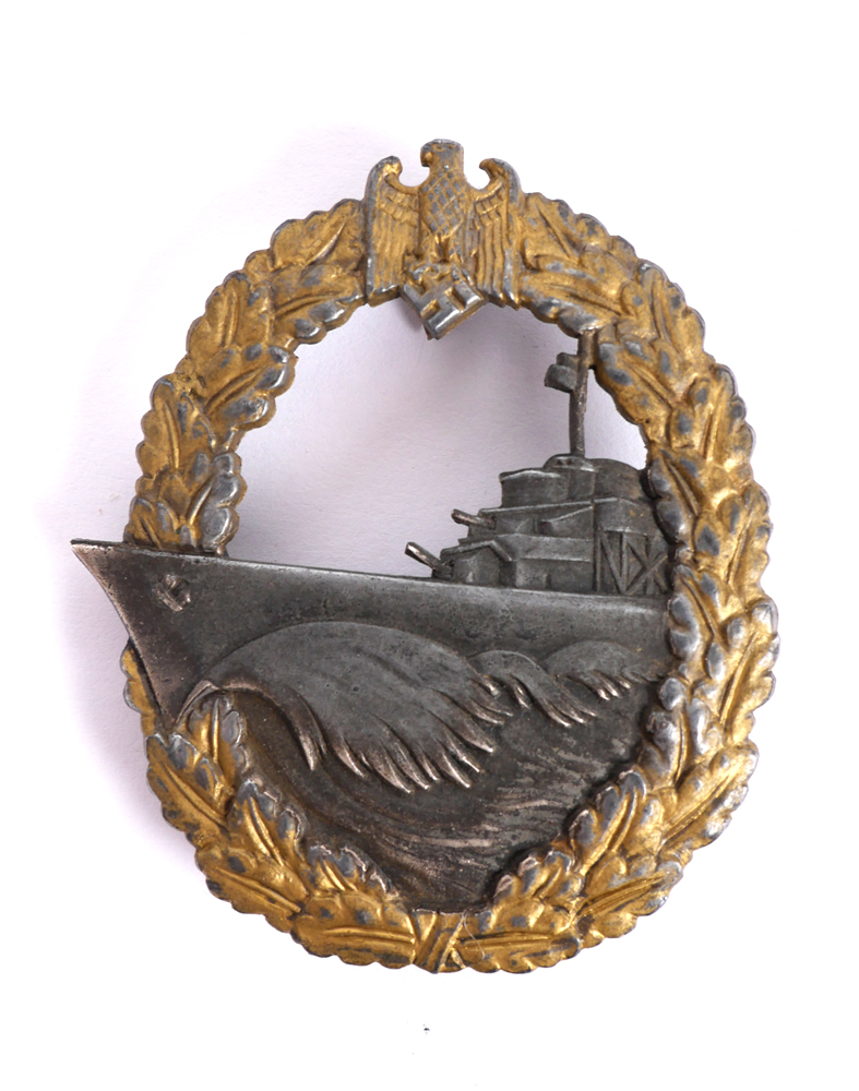 1939-1945 German Kriegsmarine destroyer badge. at Whyte's Auctions