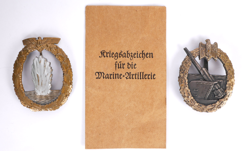 1939-1945 German Kriegsmarine badges. at Whyte's Auctions
