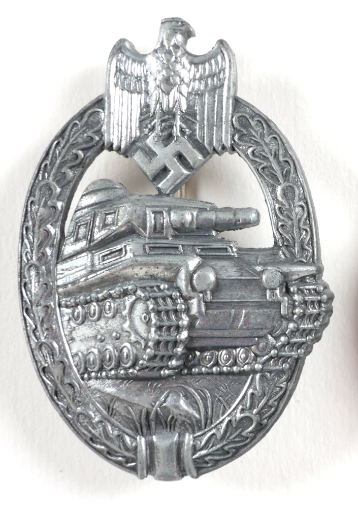 1939-1945 German Wehrmacht / Waffen SS tank battle badge. at Whyte's Auctions