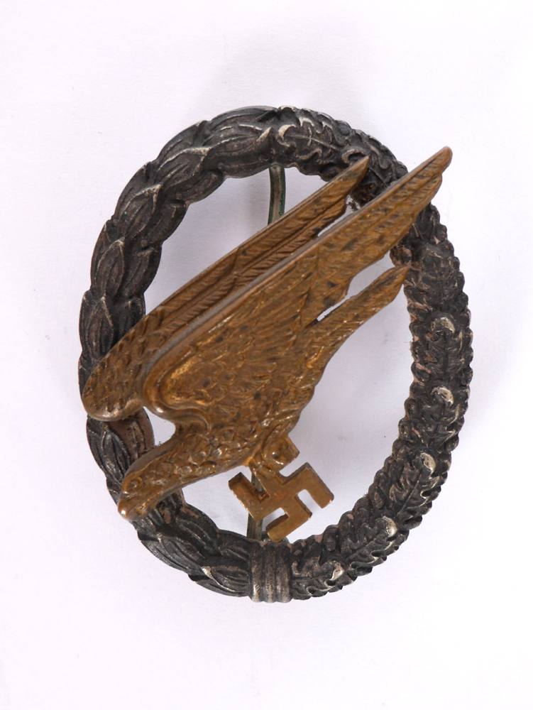 1939-1945 German Luftwaffe paratrooper badge. at Whyte's Auctions