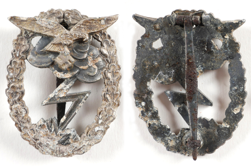 1939-1945 German Luftwaffe ground combat badge. at Whyte's Auctions