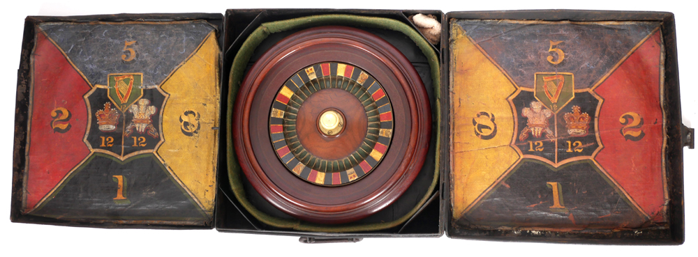Victorian fairground roulette wheel. at Whyte's Auctions