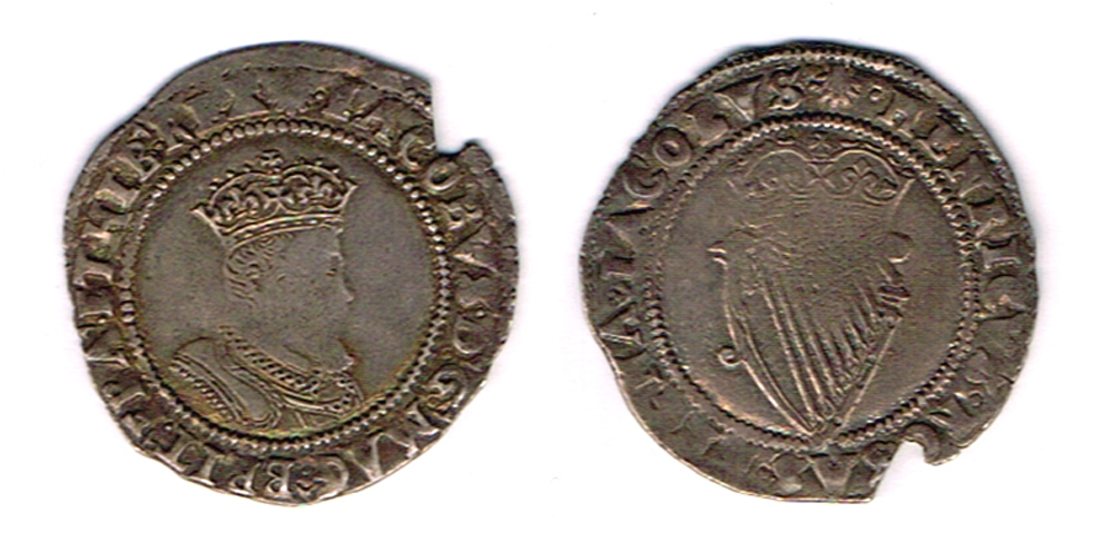 James I (1603-1626), Irish shilling. at Whyte's Auctions