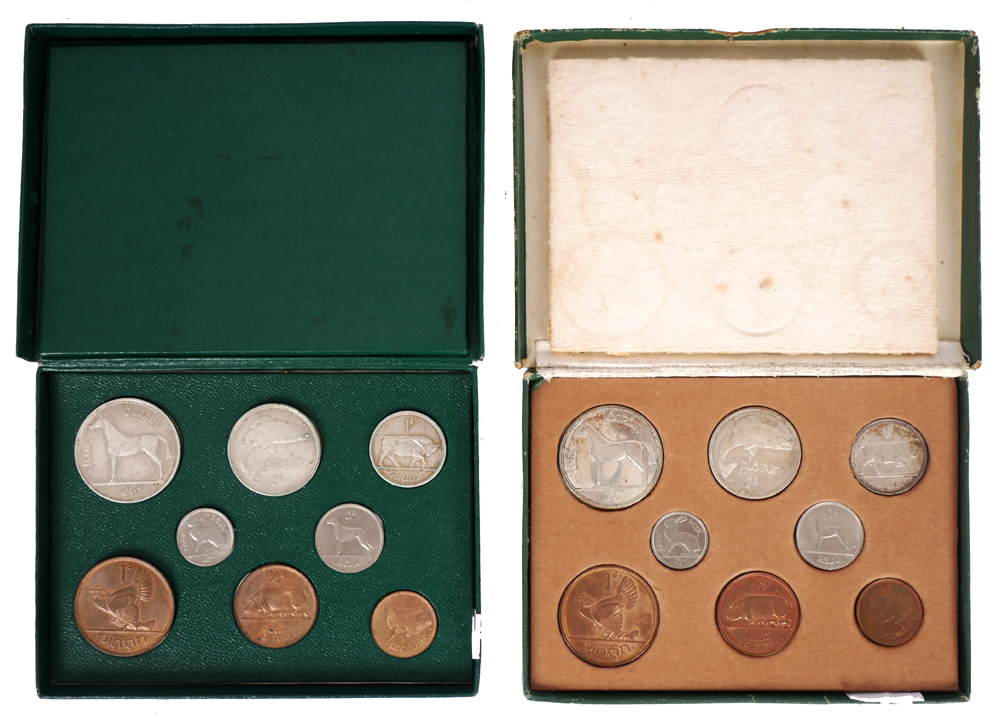 1928 Irish Free State Coins- proof set and 1928 set. at Whyte's Auctions