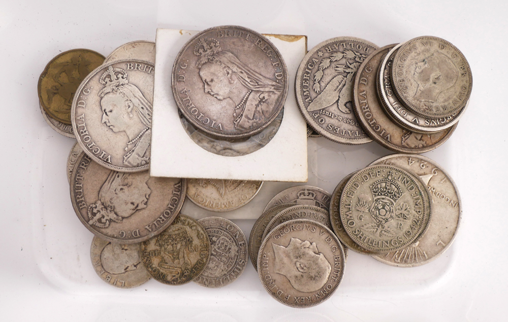 Great Britain, USA & Ireland mixed lot of silver, Victoria to George VI. at Whyte's Auctions