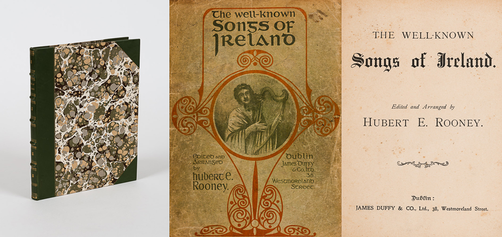 Rooney, Hubert E. The Well-Known Songs of Ireland. Edited and arranged by Hubert E. Rooney. at Whyte's Auctions