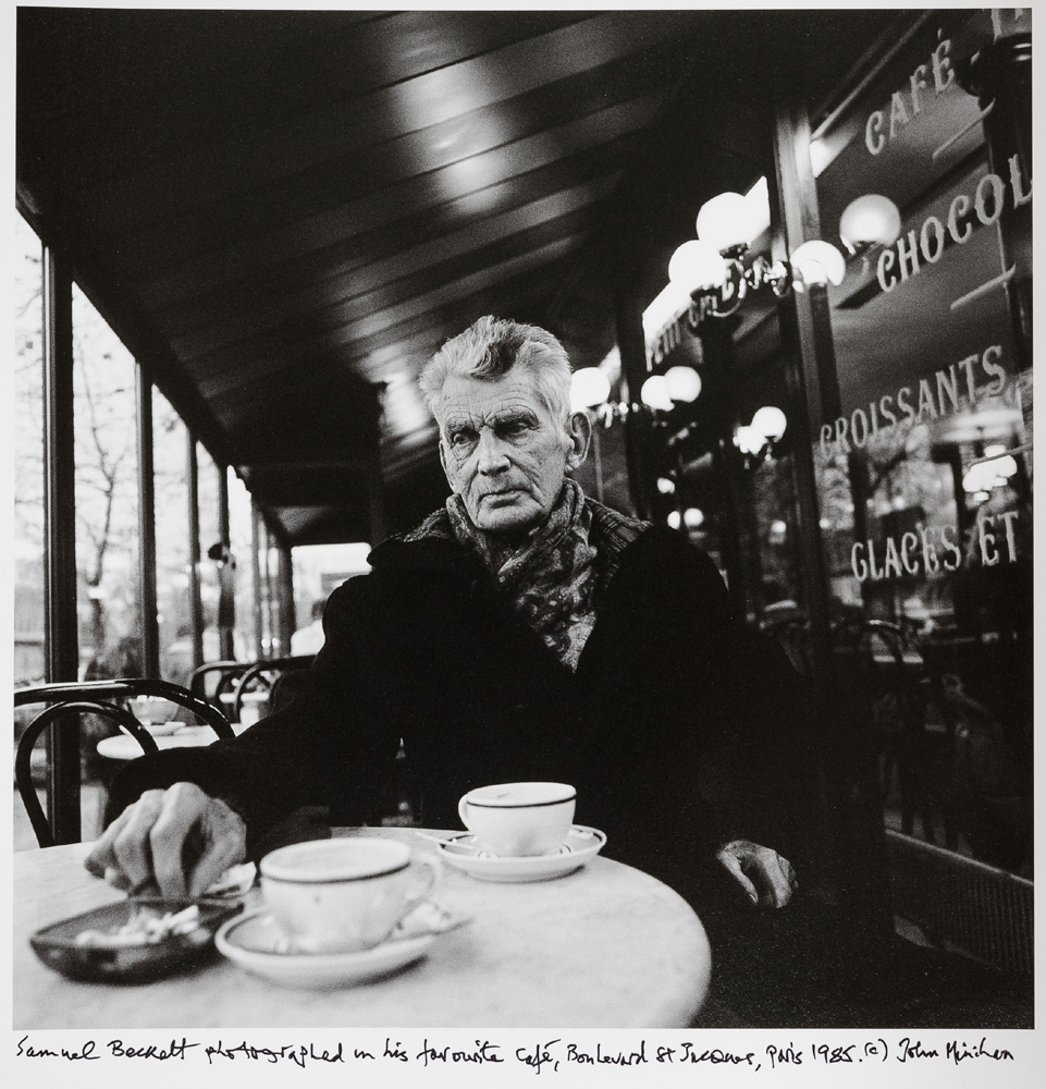 Minihan, John. (b.1946) Samuel Beckett, Paris Caf, 1985. at Whyte's Auctions