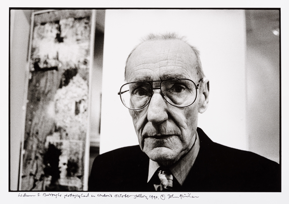 Minihan, John. (b.1946) William S. Burroughs - photographed in London's October Gallery in 1990. at Whyte's Auctions
