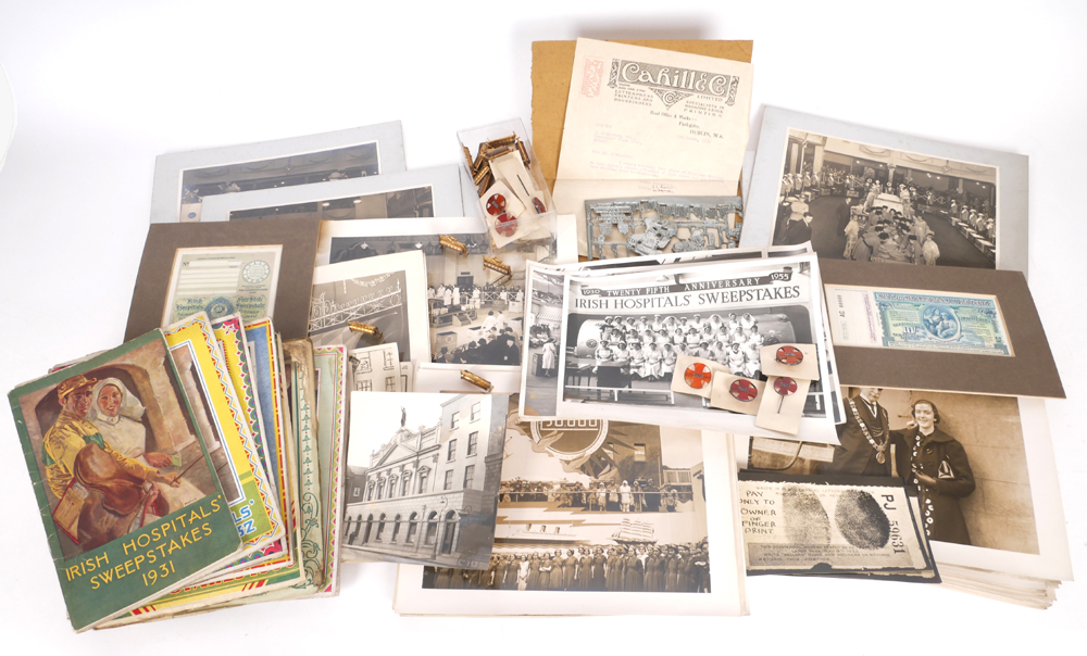 Archive of Irish Sweepstakes photographs and ephemera. at Whyte's Auctions
