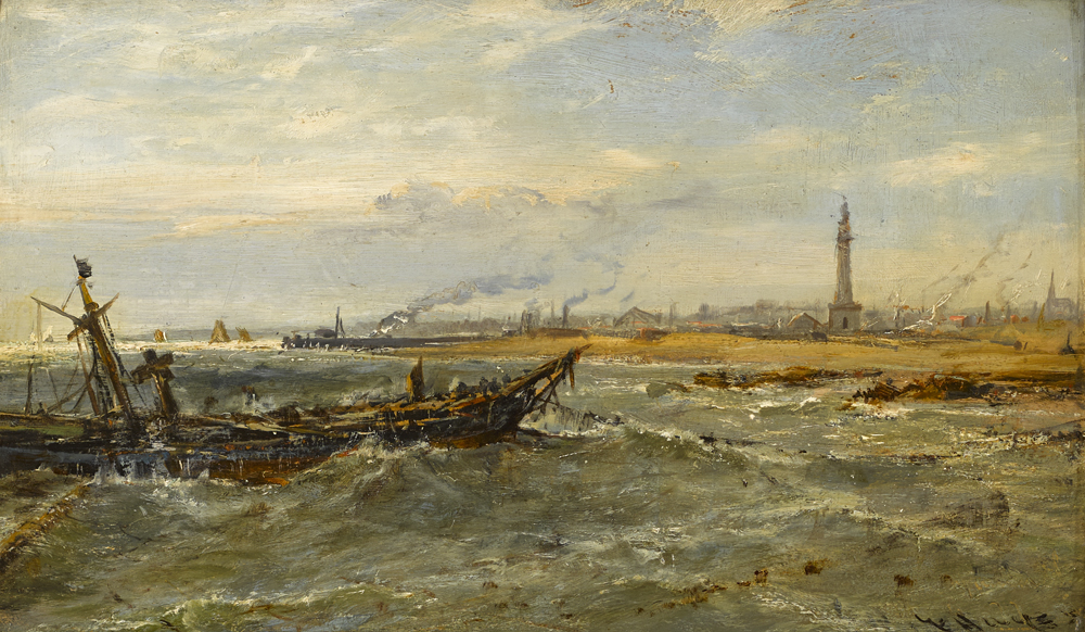WRECK OFF YARMOUTH by Edwin Hayes sold for �2,200 at Whyte's Auctions