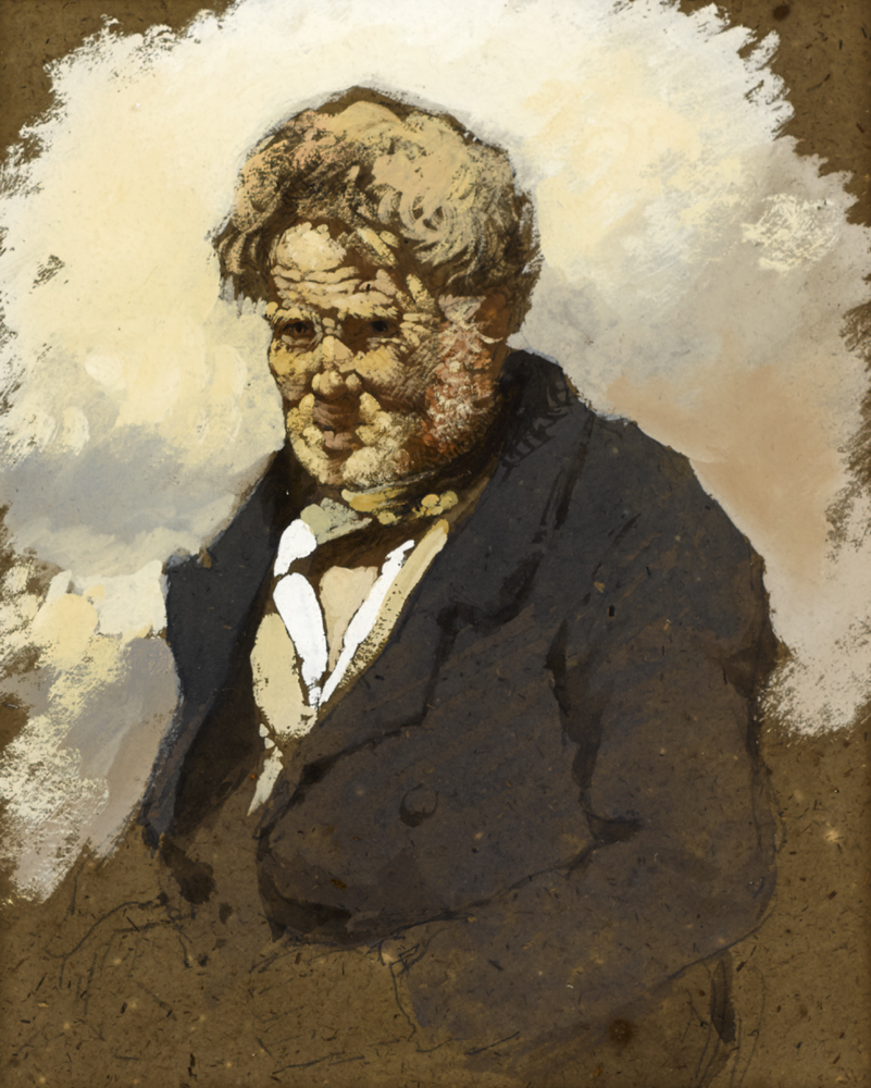 PORTRAIT OF A MAN by Erskine Nicol sold for 1,100 at Whyte's Auctions