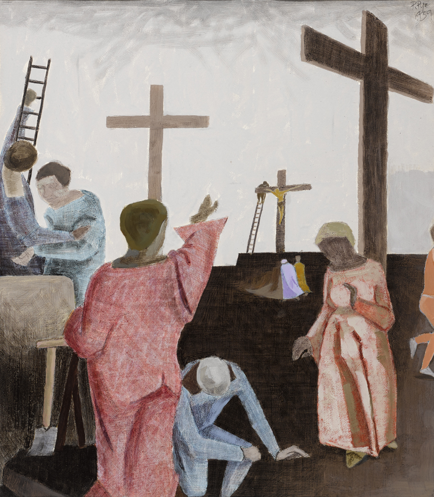 JESUS NAILED TO THE CROSS, 1959 by Patrick Pye sold for �2,500 at Whyte's Auctions