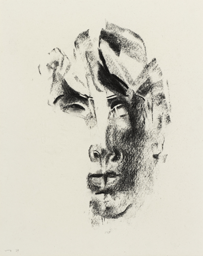 STUDY TOWARDS AN IMAGE OF W.B. YEATS, 1975 by Louis le Brocquy HRHA (1916-2012) at Whyte's Auctions