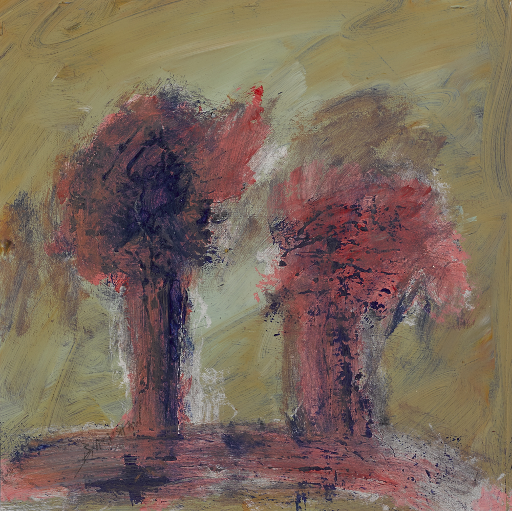 TWO TREES by Basil Blackshaw HRHA RUA (1932-2016) at Whyte's Auctions