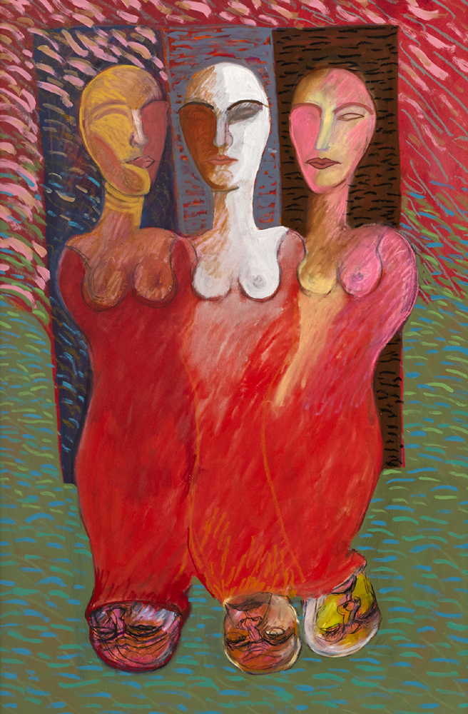 WOMEN GIVING BIRTH TO MEN, 2001-2003 (SET OF FORTY) by Brian Bourke HRHA (b.1936) at Whyte's Auctions