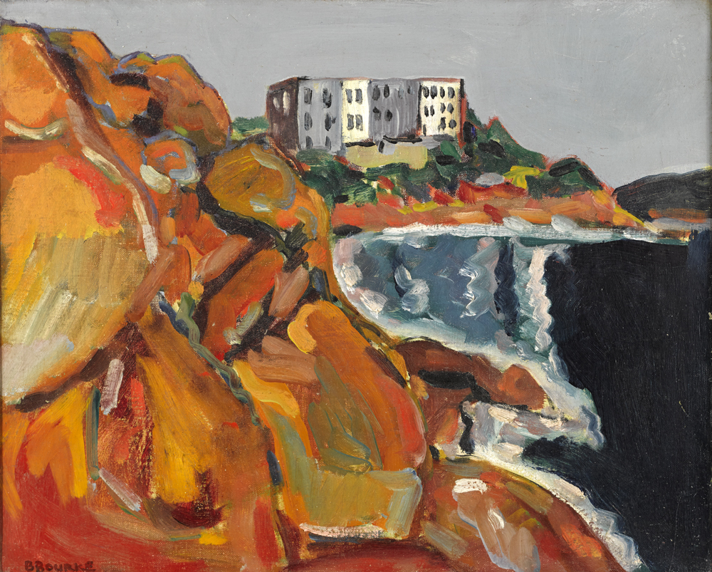 SORRENTO TERRACE, DALKEY, COUNTY DUBLIN by Brian Bourke HRHA (b.1936) at Whyte's Auctions