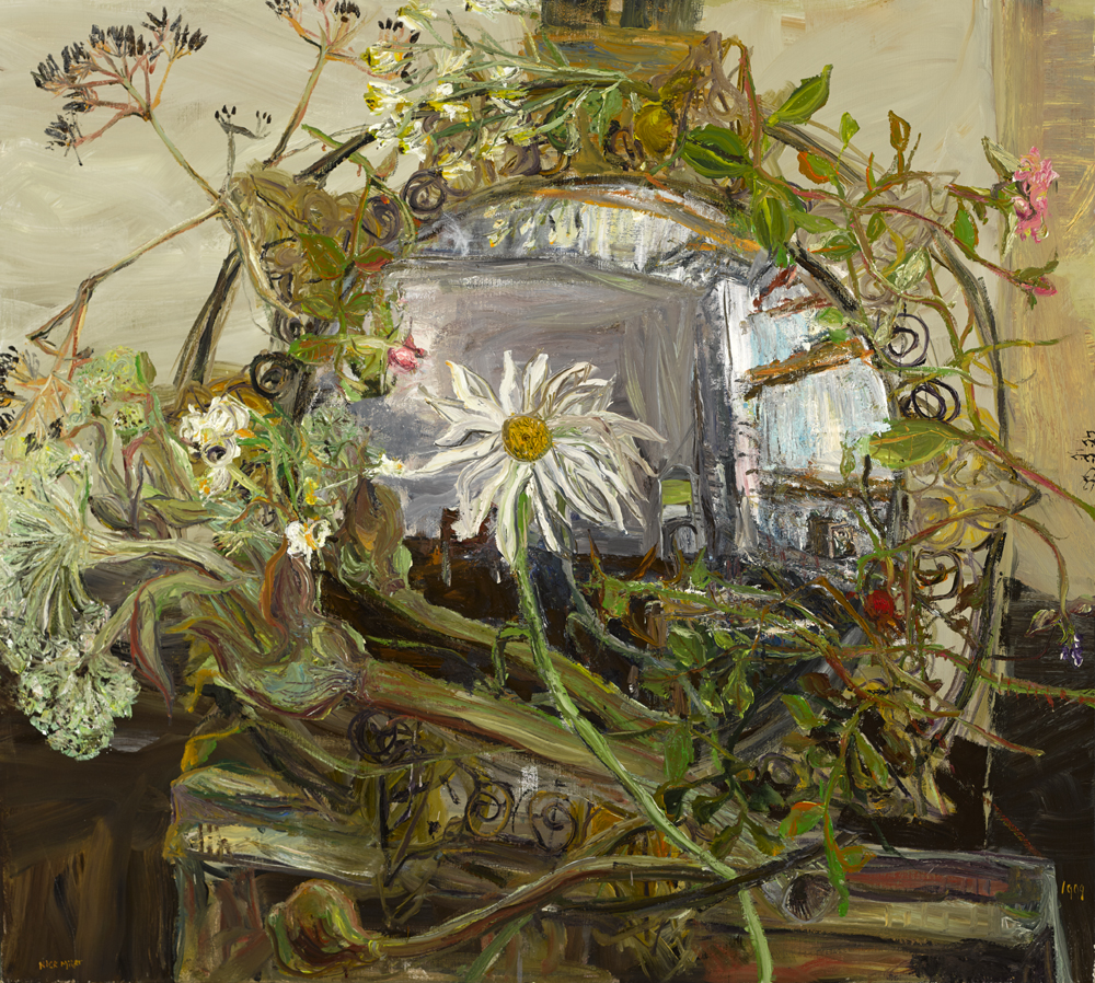 FLOWER WITH ARNOLFINI REFLECTION, 1999 by Nick Miller (b.1962) at Whyte's Auctions