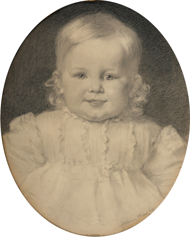 PORTRAIT OF A CHILD, 1909 by Alphonso Wing  at Whyte's Auctions