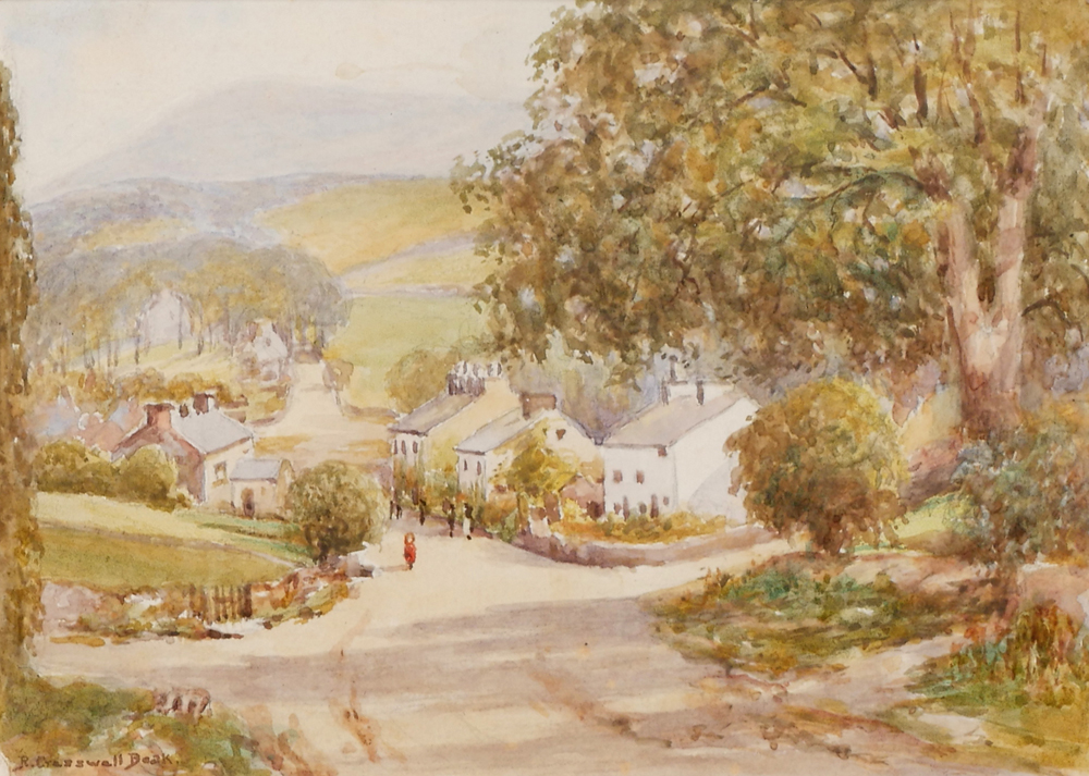 VILLAGE ROAD by Robert Creswell Boak ARCA (1875-1949) at Whyte's Auctions
