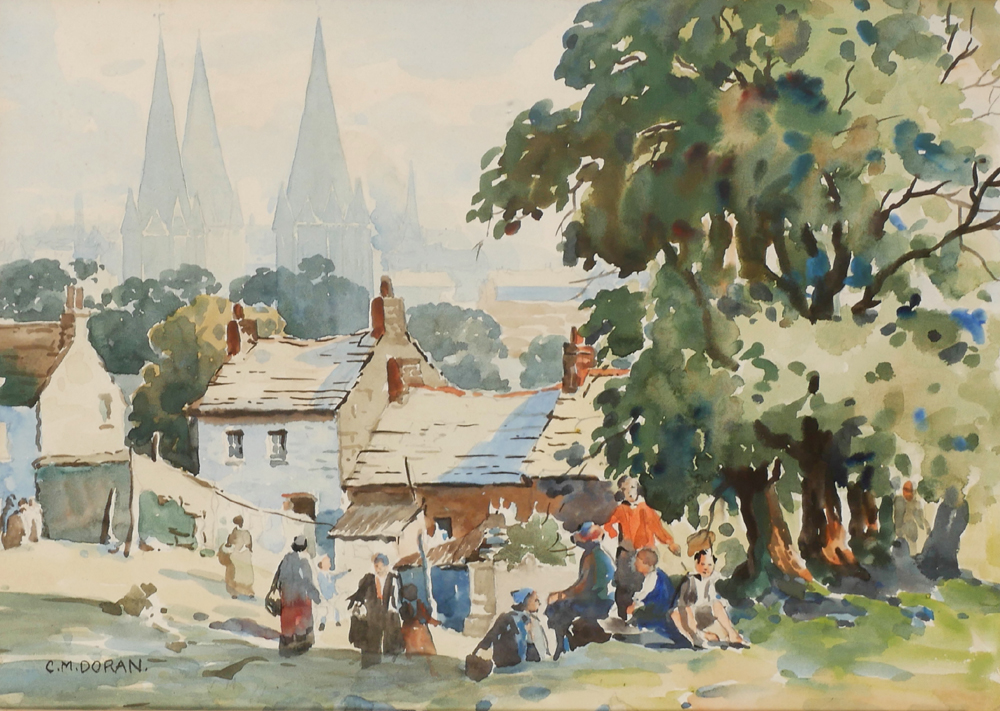 OFF ST. FRANCIS ROAD, CORK by Christopher M. Doran (1900-1981) (1900-1981) at Whyte's Auctions
