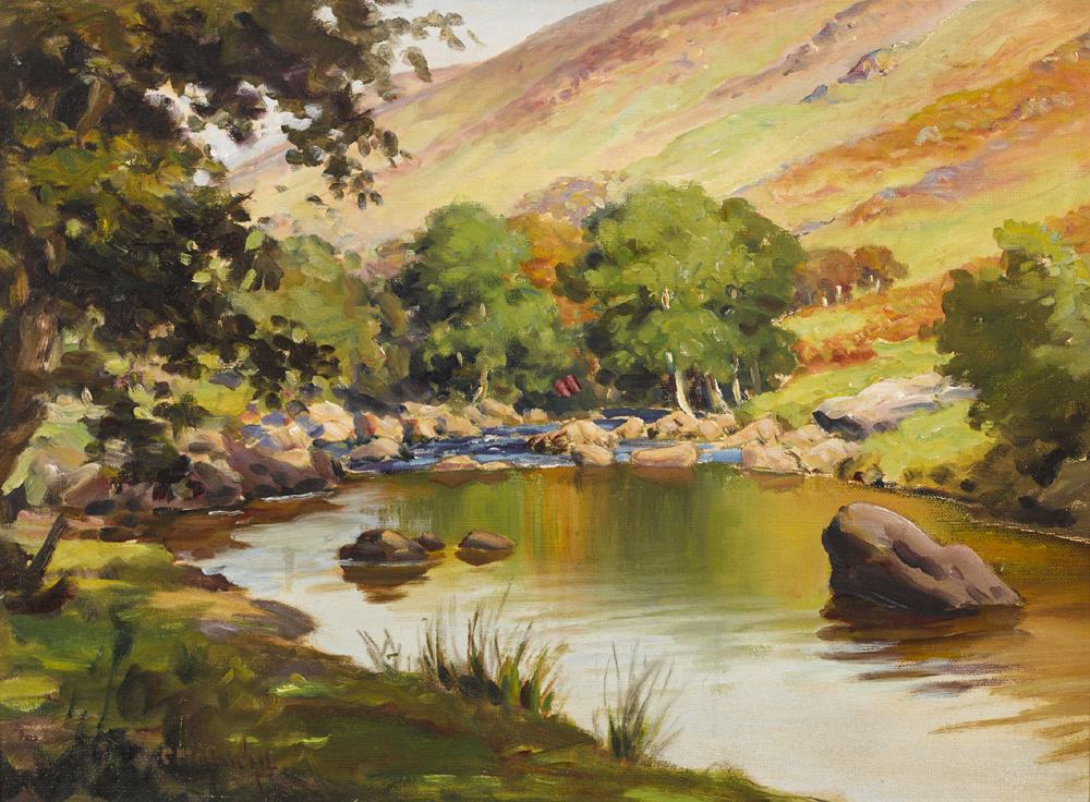 RIVER SCENE by Charles J. McAuley RUA ARSA (1910-1999) at Whyte's Auctions